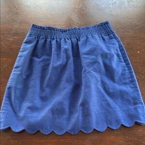 J. Crew Royal Blue Mini Skirt